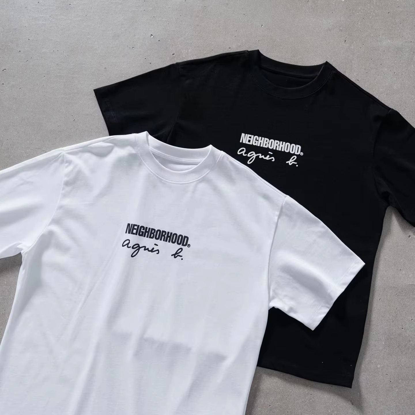Streetwear Brand Collaborations - Collaborative Tag Printed Short Sleeve Luxury