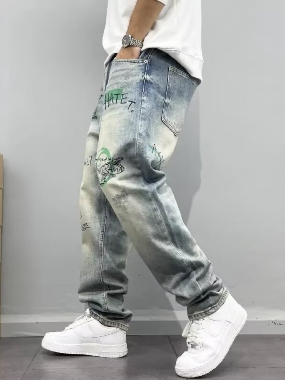 Retro American Streetwear Men' - Streetwear Brand Jeans recension och pris