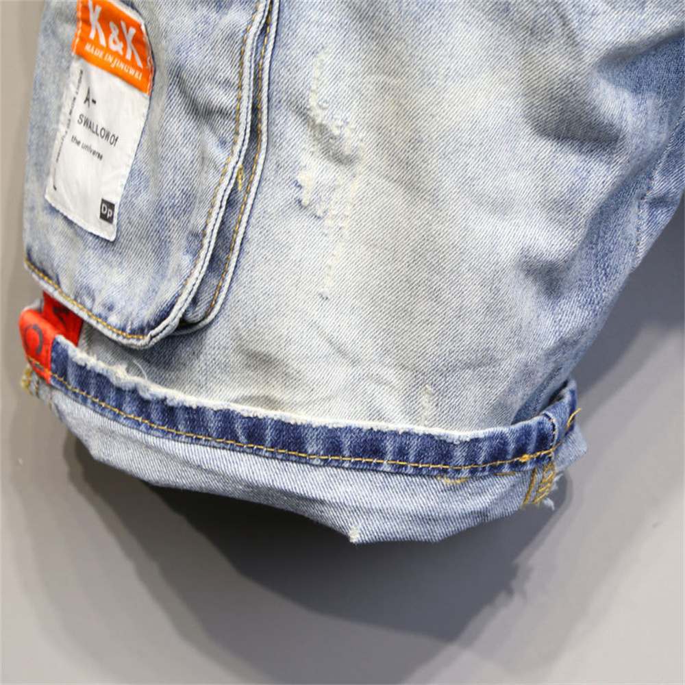 Fashion Brand Men Jeans Shorts - Streetwear Brand Jeans recension och pris