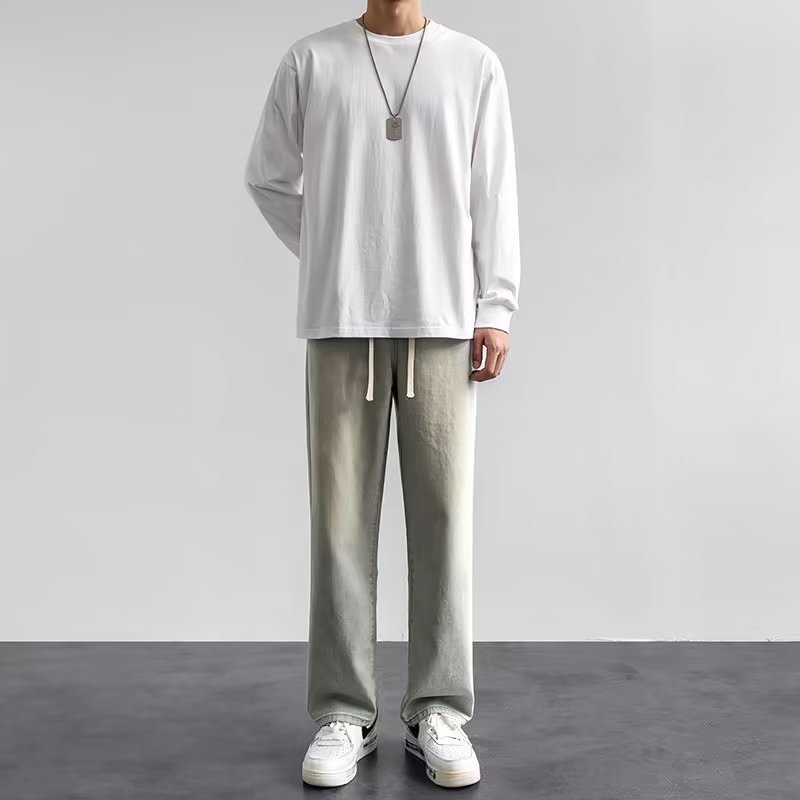 Korean Style Streetwear New Fa - Streetwear Brand Jeans recension och pris