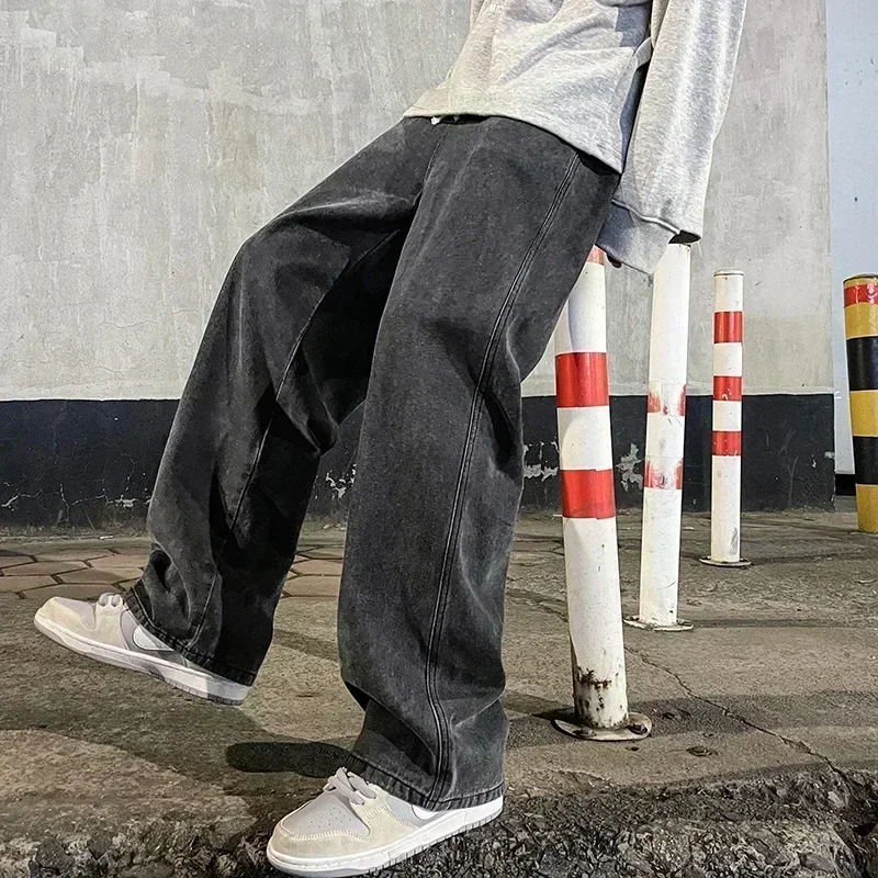 New Streetwear Loose Jeans Men - Streetwear Brand Jeans recension och pris
