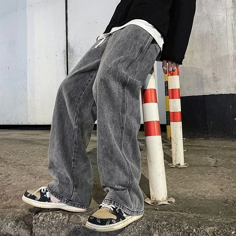 New Streetwear Loose Jeans Men - Streetwear Brand Jeans recension och pris