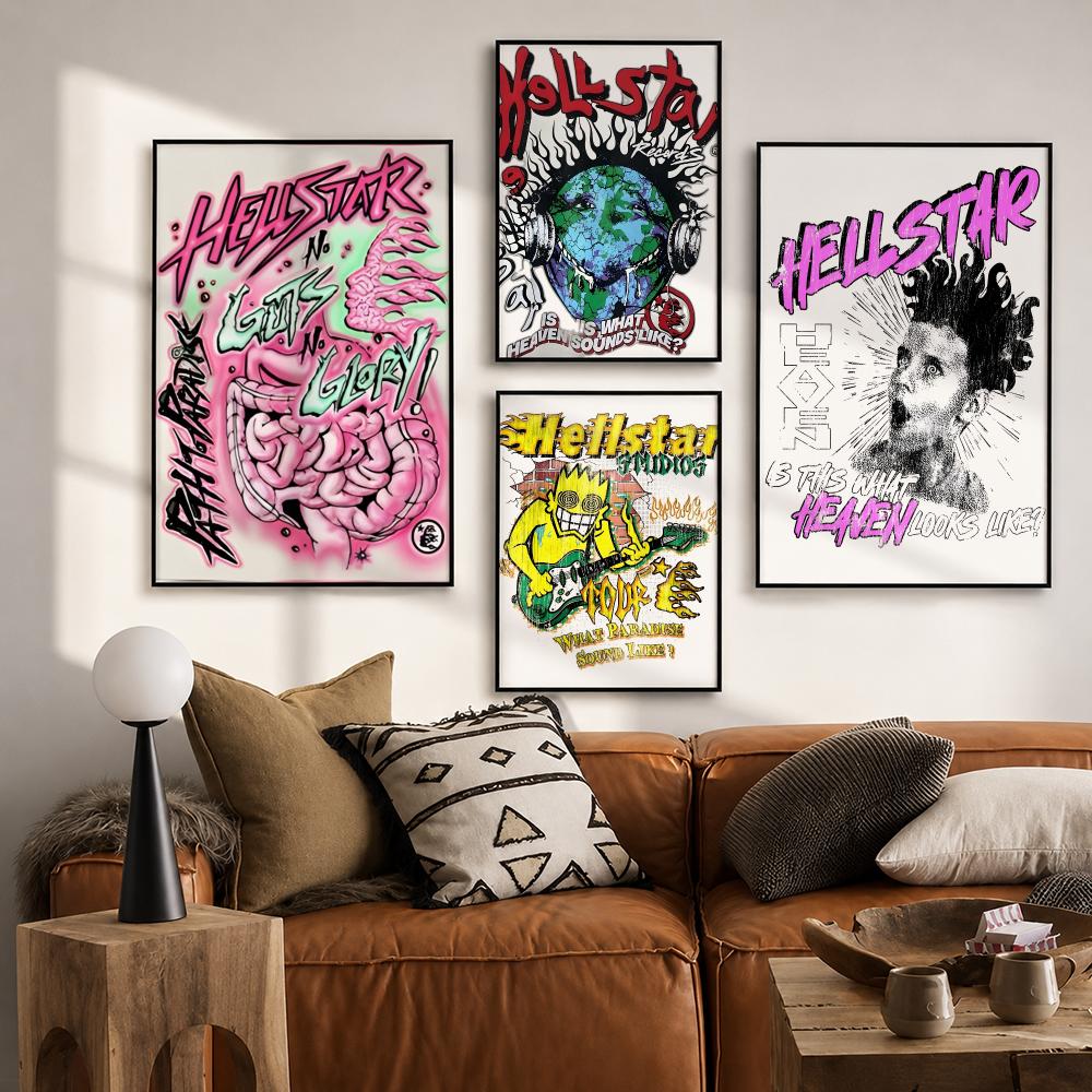 Streetwear Brand Hellstar Post - Streetwear Brand Poster recension och pris