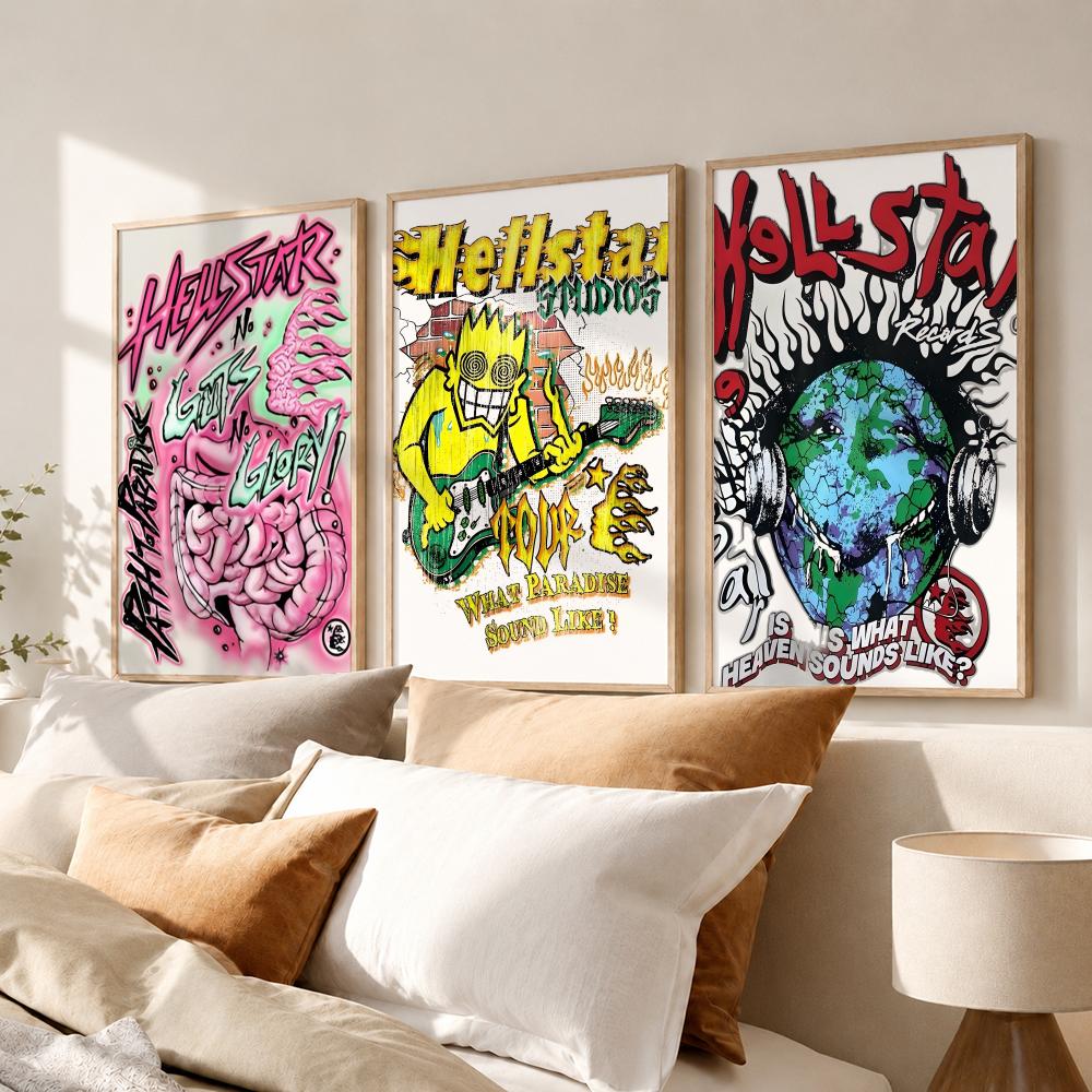 Streetwear Brand Hellstar Post - Streetwear Brand Poster recension och pris