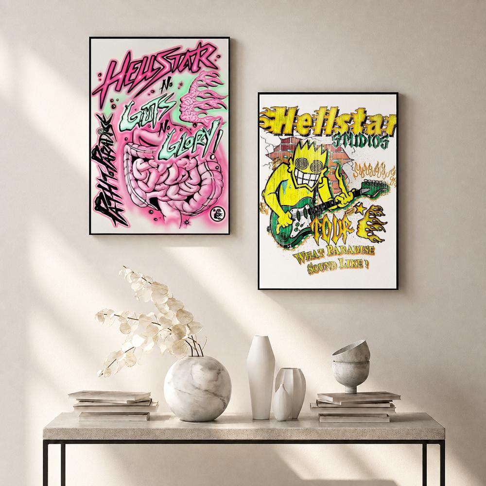 Streetwear Brand Hellstar Post - Streetwear Brand Poster recension och pris